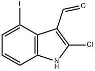 2-Chloro-4-iodo-1H-indole-3-carbaldehyde Structure