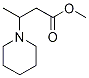 Methyl 3-piperidin-1-ylbutanoate Structure