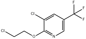 3-Chloro-2-(2-chloroethoxy)-5-(trifluoromethyl) pyridine 구조식 이미지