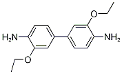 3,3'-Diethoxybiphenyl-4,4'-diamine 구조식 이미지