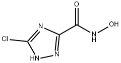 3-Chloro-N-hydroxy-1H-1,2,4-triazole-5-carboxamide Structure