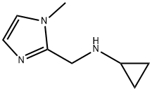 N-[(1-메틸-1H-이미다졸-2-일)메틸]-시클로프로판아민디히드로클로라이드 구조식 이미지