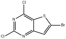 6-Bromo-2,4-dichlorothieno[3,2-d]pyrimidine Structure