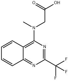 [Methyl-(2-trifluoromethyl-quinazolin-4-yl)-amino] -acetic acid Structure