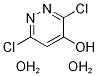 3,6-Dichloropyridazin-4-ol dihydrate Structure