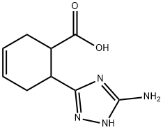 6-(5-Amino-1H-1,2,4-triazol-3-yl)-cyclohex-3-ene-1-carboxylic acid Structure