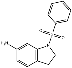 1-(Phenylsulfonyl)indolin-6-amine Structure