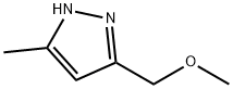 3-(Methoxymethyl)-5-methyl-1H-pyrazole Structure