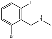 N-(2-Bromo-6-fluorobenzyl)-N-methylamine Structure