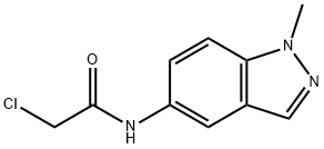 2-Chloro-N-(1-methyl-1H-indazol-5-yl)acetamide Structure