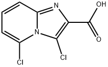 3,5-Dichloroimidazo[1,2-a]pyridine-2-carboxylic acid 구조식 이미지