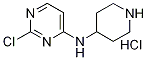 2-CHLORO-N-PIPERIDIN-4-YLPYRIMIDIN-4-AMINEHYDROCHLORIDE Structure