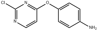 4-[(2-CHLOROPYRIMIDIN-4-YL)OXY]ANILINE 구조식 이미지