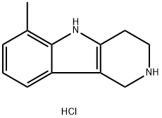 6-METHYL-2,3,4,5-TETRAHYDRO-1H-PYRIDO[4,3-B]INDOLE HYDROCHLORIDE 구조식 이미지