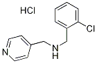 (2-CHLORO-BENZYL)-PYRIDIN-4-YLMETHYL-AMINEHYDROCHLORIDE Structure