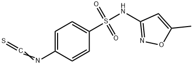 4-ISOTHIOCYANATO-N-(5-METHYLISOXAZOL-3-YL)BENZENESULFONAMIDE Structure