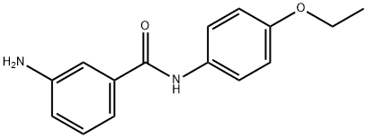 3-AMINO-N-(4-ETHOXYPHENYL)BENZAMIDE Structure