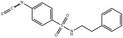 4-ISOTHIOCYANATO-N-(2-PHENYLETHYL)BENZENESULFONAMIDE Structure