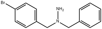 1-BENZYL-1-(4-BROMOBENZYL)HYDRAZINE 구조식 이미지