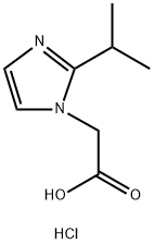 (2-ISOPROPYL-IMIDAZOL-1-YL)-ACETIC ACIDHYDROCHLORIDE 구조식 이미지