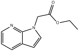 에틸2-(1H-피롤로[2,3-b]피리딘-1-일)아세테이트 구조식 이미지