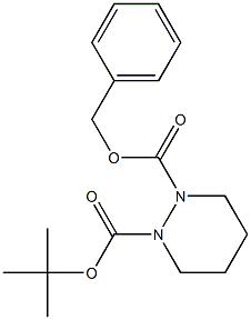 1-벤질2-(tert-부틸)테트라히드로-1,2-피리다진디카르복실레이트 구조식 이미지