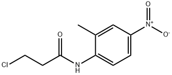 3-chloro-N-(2-methyl-4-nitrophenyl)propanamide Structure