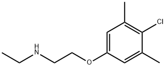 2-(4-Chloro-3,5-dimethylphenoxy)-N-ethyl-1-ethanamine 구조식 이미지