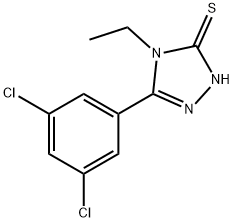 5-(3,4-Dichlorophenyl)-4-ethyl-4H-1,2,4-triazole-3-thiol Structure