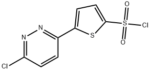 5-(6-Chloropyridazin-3-yl)thiophene-2-sulfonyl chloride Structure