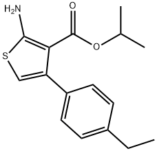 Isopropyl 2-amino-4-(4-ethylphenyl)thiophene-3-carboxylate Structure