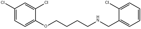 N-(2-Chlorobenzyl)-4-(2,4-dichlorophenoxy)-1-butanamine 구조식 이미지