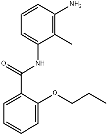 N-(3-Amino-2-methylphenyl)-2-propoxybenzamide Structure