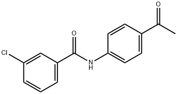 N-(4-Acetylphenyl)-3-chlorobenzamide Structure