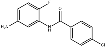 N-(5-Amino-2-fluorophenyl)-4-chlorobenzamide Structure