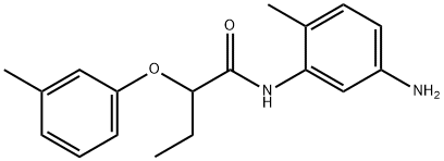 N-(5-Amino-2-methylphenyl)-2-(3-methylphenoxy)-butanamide Structure