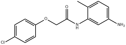 N-(5-Amino-2-methylphenyl)-2-(4-chlorophenoxy)-acetamide Structure