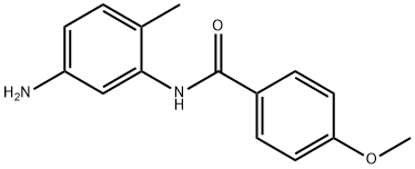 N-(5-Amino-2-methylphenyl)-4-methoxybenzamide 구조식 이미지