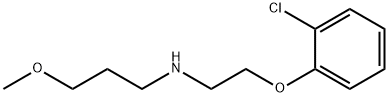 N-[2-(2-Chlorophenoxy)ethyl]-3-methoxy-1-propanamine 구조식 이미지
