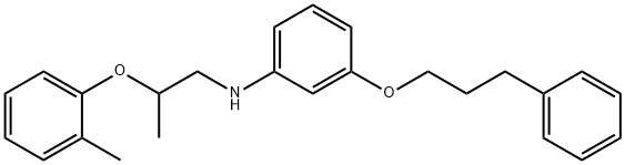 N-[2-(2-Methylphenoxy)propyl]-3-(3-phenylpropoxy)aniline Structure