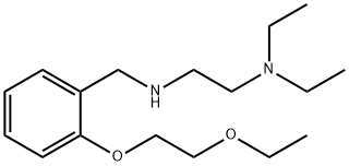 N1-[2-(2-ethoxyethoxy)benzyl]-N2,N2-diethyl-1,2-ethanediamine 구조식 이미지