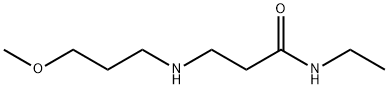 N-Ethyl-3-[(3-methoxypropyl)amino]propanamide Structure