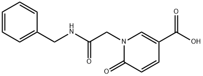 1-[(benzylcarbamoyl)methyl]-6-oxo-1,6-dihydropyridine-3-carboxylic acid Structure