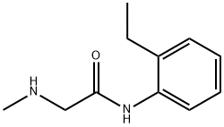 N-(2-ethylphenyl)-2-(methylamino)acetamide 구조식 이미지