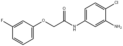 N-(3-amino-4-chlorophenyl)-2-(3-fluorophenoxy)acetamide 구조식 이미지