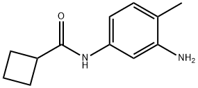 N-(3-amino-4-methylphenyl)cyclobutanecarboxamide 구조식 이미지