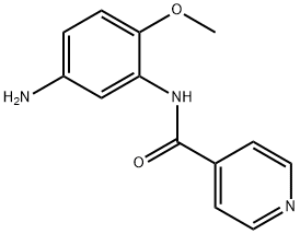 N-(5-amino-2-methoxyphenyl)isonicotinamide 구조식 이미지