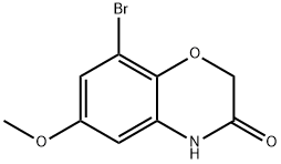 8-bromo-6-methoxy-2H-1,4-benzoxazin-3(4H)-one Structure