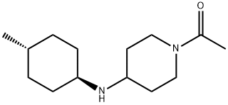 1-acetyl-N-(4-methylcyclohexyl)piperidin-4-amine Structure