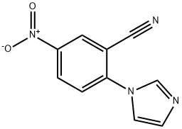 2-(1H-imidazol-1-yl)-5-nitrobenzonitrile 구조식 이미지